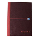 Oxford Black n'Red Matt Casebound Hardback A5 Notebook