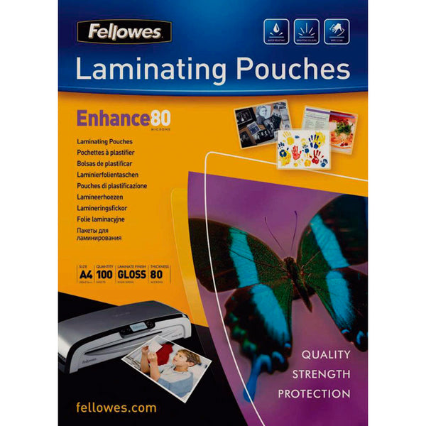 Fellowes A4 Laminating Pouch 160 Micron (Pack of 100)
