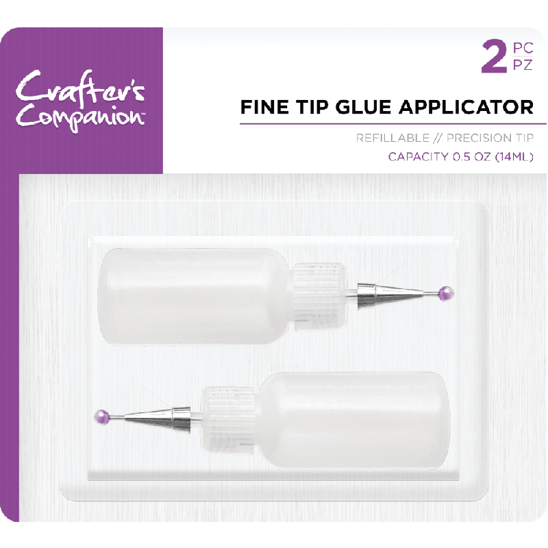 Crafter's Companion Fine Tip Glue Applicator (2 Pieces)