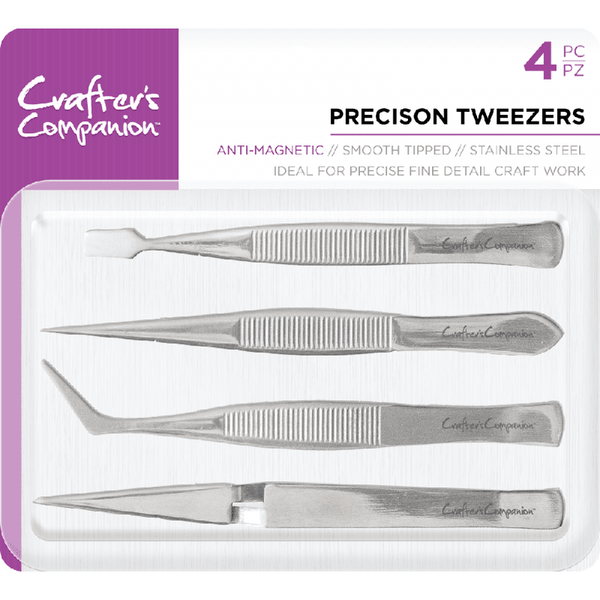Crafter's Companion Precision Tweezers (4 Pieces)