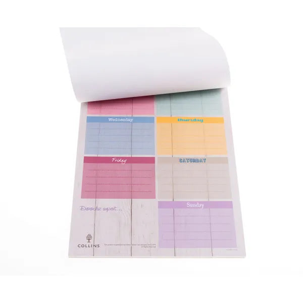 Collins Brighton Weekly Planner Desk Pad 60 Pages A4