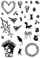 Card-io Combinations Clear Stamps A6 - Amiable Abodes