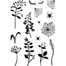 Card-io Clear Stamps - Backyard Blooms