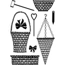 Card-io Combinations Clear Stamps A6 - Basket and Bows