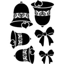 Card-io Combinations Clear Stamps - Bells and Bows