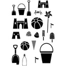 Card-io Combinations Clear Stamps - Buckets of Fun