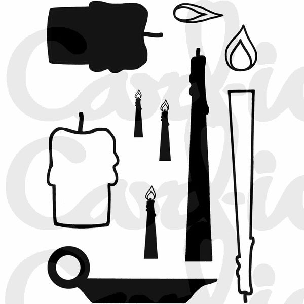 Card-io Combinations Clear Stamps - Christmas by Candlelight