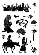 Card-io Combinations Clear Stamps A6 - Nativity 1