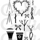 Card-io Combinations Clear Stamps - Posh Pots