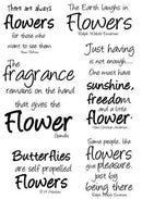 Card-io Clear Stamps - Say it with Flowers