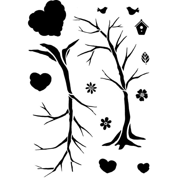 Card-io Combinations Clear Stamps - Spring Breeze