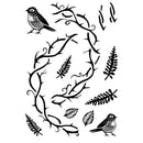 Card-io Combinations Clear Stamps - Thorny Wreath