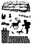 Card-io Combinations Clear Stamps A6 - Up on The Roof