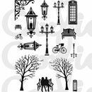 Card-io Clear Stamps - Vintage Christmas