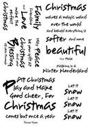 Card-io Clear Stamps - Winter Wishes