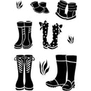 Card-io Combinations Clear Stamps - Winter Stroll