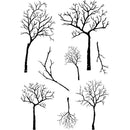 Card-io Combinations Clear Stamps - Winter Trees