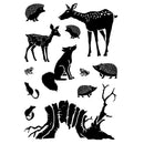 Card-io Combinations Clear Stamps - Woodland Retreat