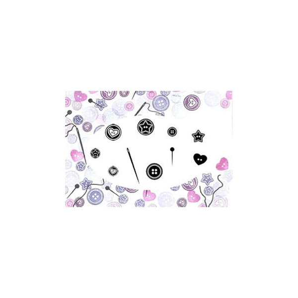 Card-io Majestix Clear Peg Stamps - All Sewn up
