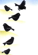 Card-io Majestix Clear Peg Stamps - Feathered Friends