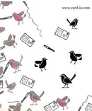 Card-io Majestix Clear Peg Stamps - Festive Tweets