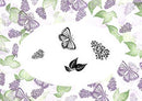 Card-io Majestix Clear Peg Stamps - Lovely Lilacs