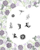 Card-io Majestix Clear Peg Stamps - Secret Garden