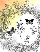 Card-io Majestix Clear Peg Stamps - Summer Wreath