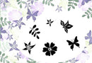 Card-io Majestix Clear Peg Stamps - Summer Blooms