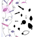 Card-io Majestix Clear Peg Stamps - Vintage Lights