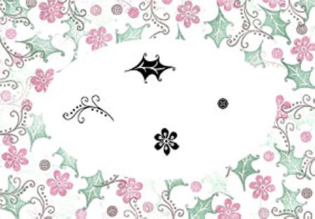 Card-io Majestix Clear Peg Stamps - Whimsey Christmas