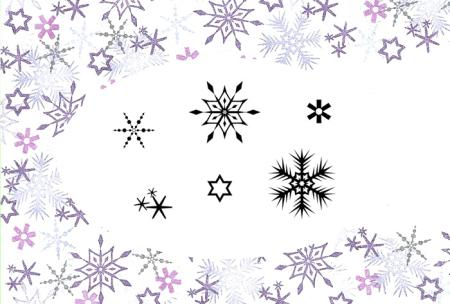 Card-io Majestix Clear Peg Stamps - Winter Flurry