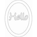 Card-io Majemask Stencil - Framed Oval