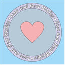 Card-io Majemask Stencil - Love and Best