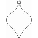 Card-io Majemask Stencil - Pointy Bauble