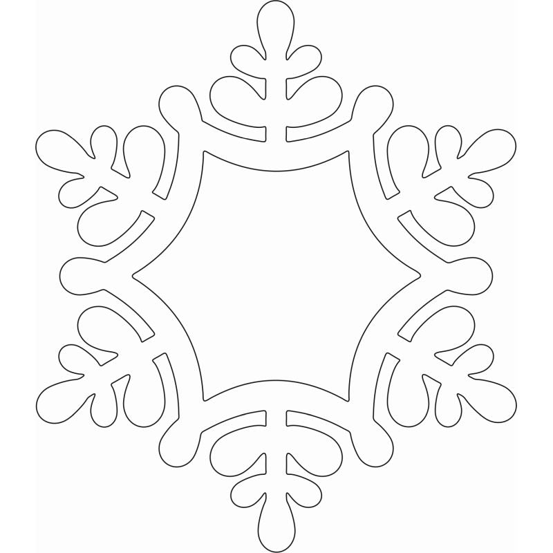 Card-io Majemask Stencil - Simply Snowflakes