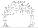 Card-io Majemask Stencil - Tree Arch 6" x 8"