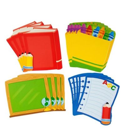 Craft Planet Teacher Aides Note Cut-Outs (18pcs) - Writing