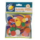 Craft Planet Crafty Foam (75pcs) - Circles