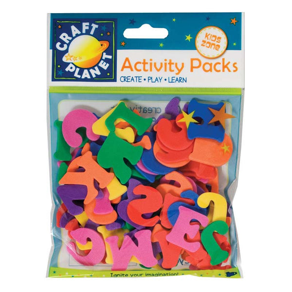 Craft Planet Crafty Foam - Letters (3 Sets) (25mm)