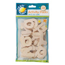 Craft Planet Wooden Alphabet Pack (26pcs)