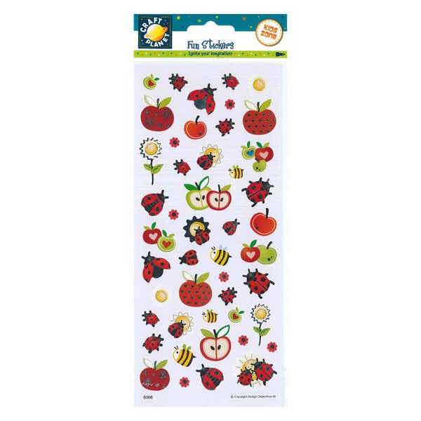 Craft Planet Fun Stickers - Ladybirds