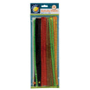 Craft Planet Chenille Striped Stems (20pk)