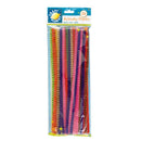 Craft Planet Chenille Striped Stems (50pk)