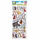 Craft Planet Stickers Metallic - Instrumental