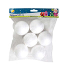 Craft Planet 6cm Polystyrene Balls (6pcs)