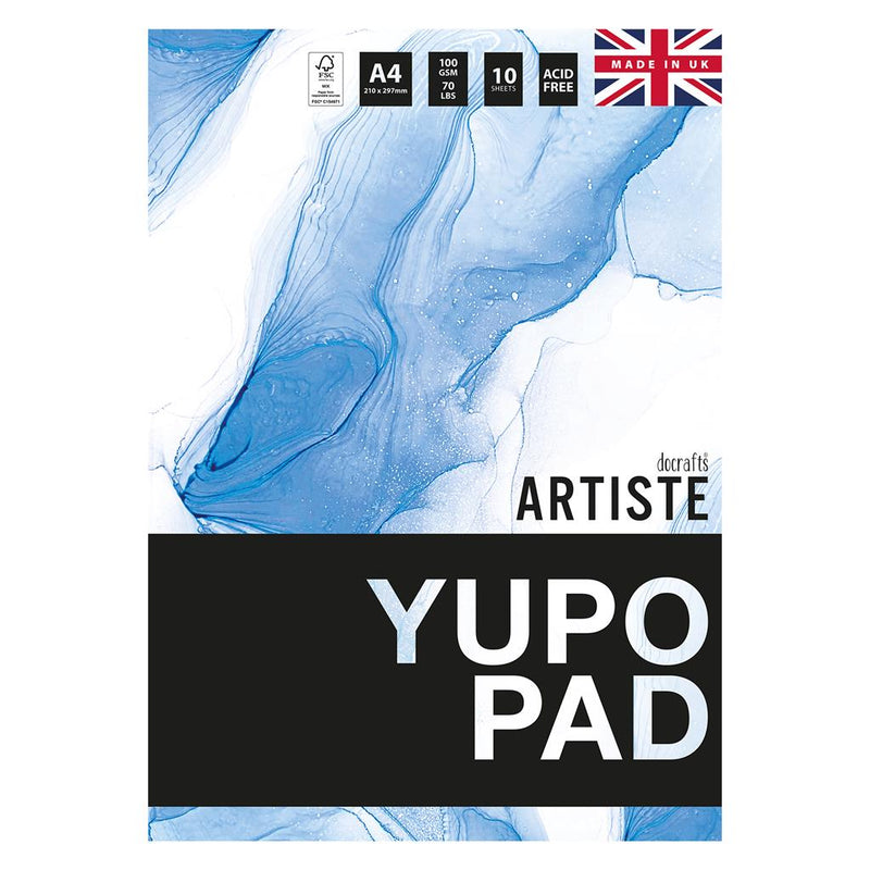 Docrafts Artiste Yupo Pad 100gsm (10 Sheets)