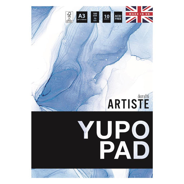 Docrafts Artiste Yupo Pad 100gsm (10 Sheets)