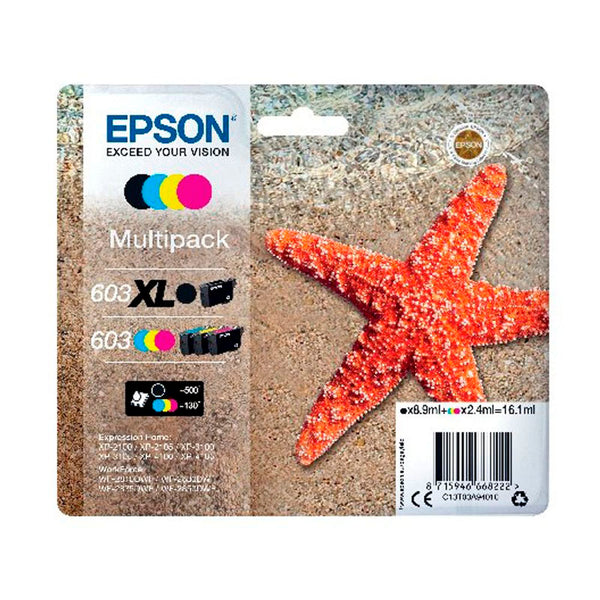 Epson Starfish 603XL Black-603 CMY Ink Multipack