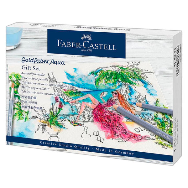 Faber-Castell Goldfaber Aqua Watercolour Pencil Gift Set